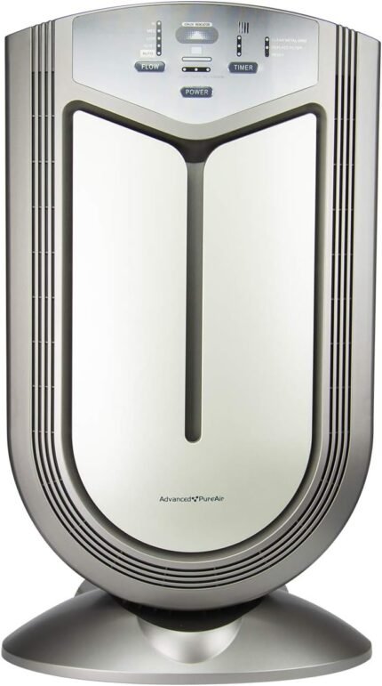 Advanced Pure Air Shield Air Purifier with UV-C (Replacement Filter Included)
